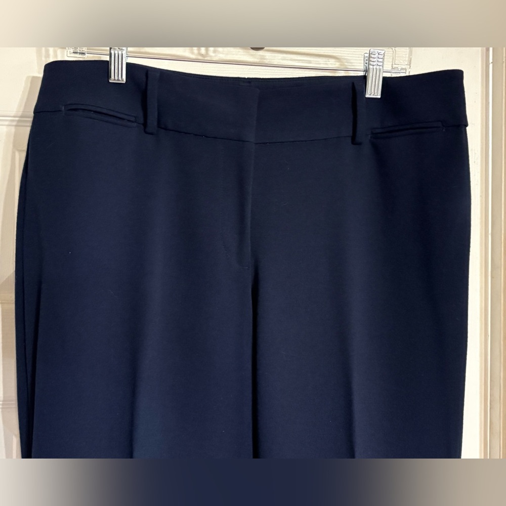 LOFT Midnight Blue/Navy Pants Trousers~sz 12 Julie~Excellent